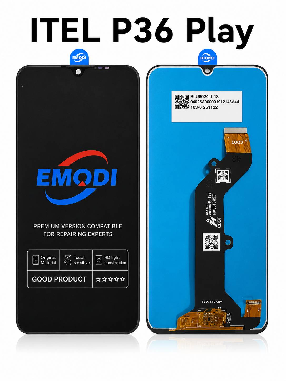 LCD for Itel P36 Play